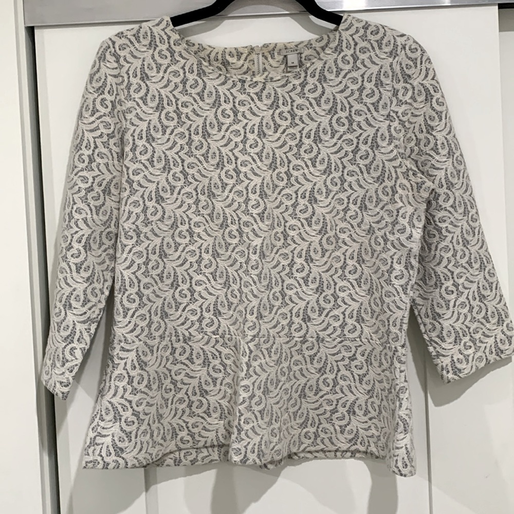 Jcrew peplum too
